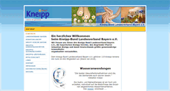 Desktop Screenshot of kneipp-lv-bayern.de